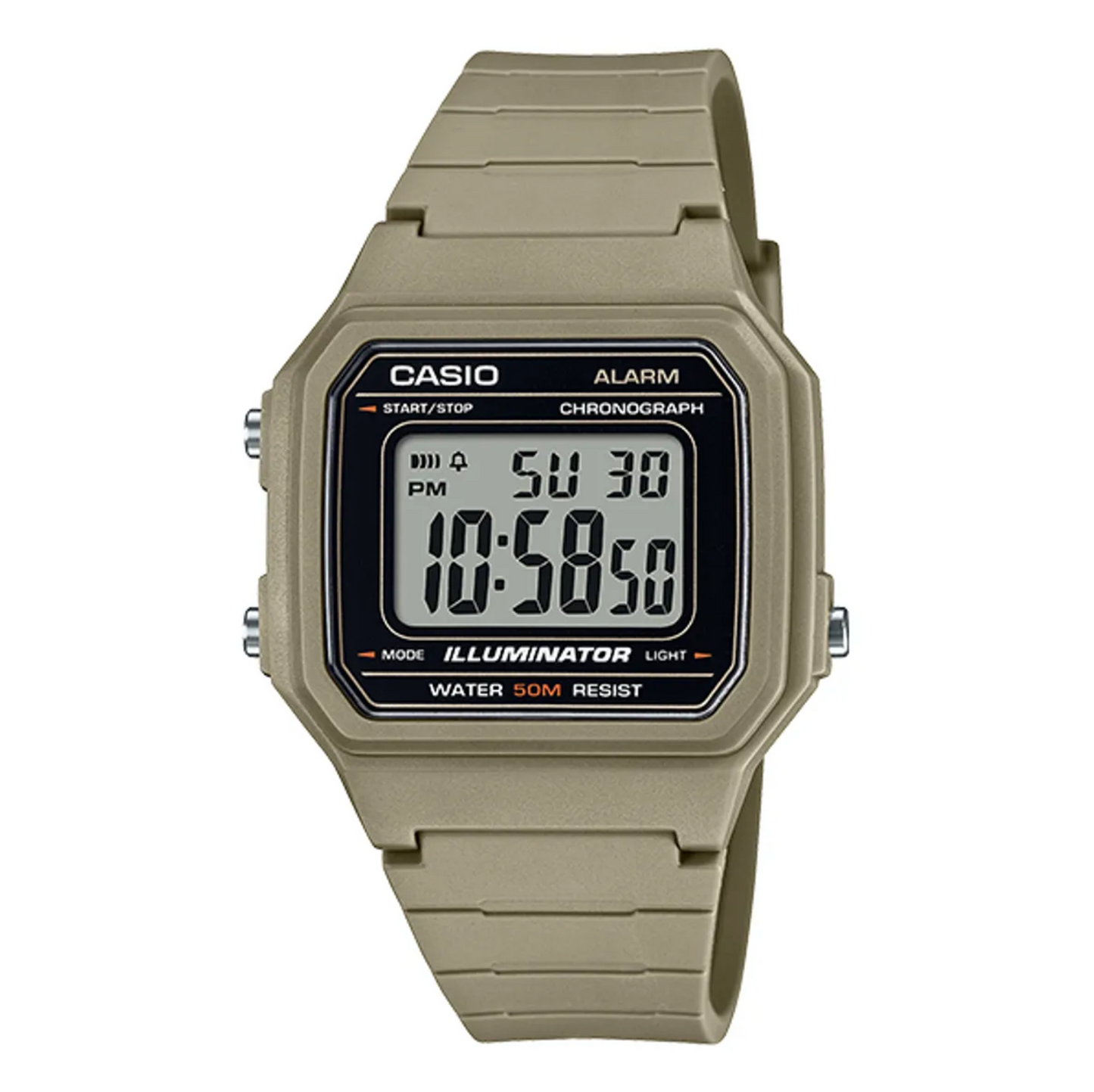 Casio Digital Wristwatch (W-217H-5AVDF) - oldbutgold