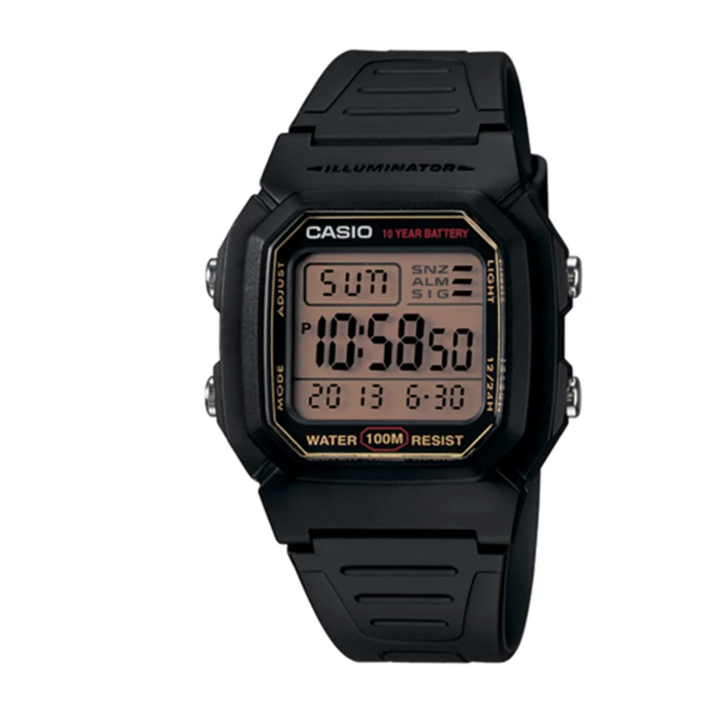 Casio Analog Quartz Wristwatch (W-800HG-9AVDF) - oldbutgold
