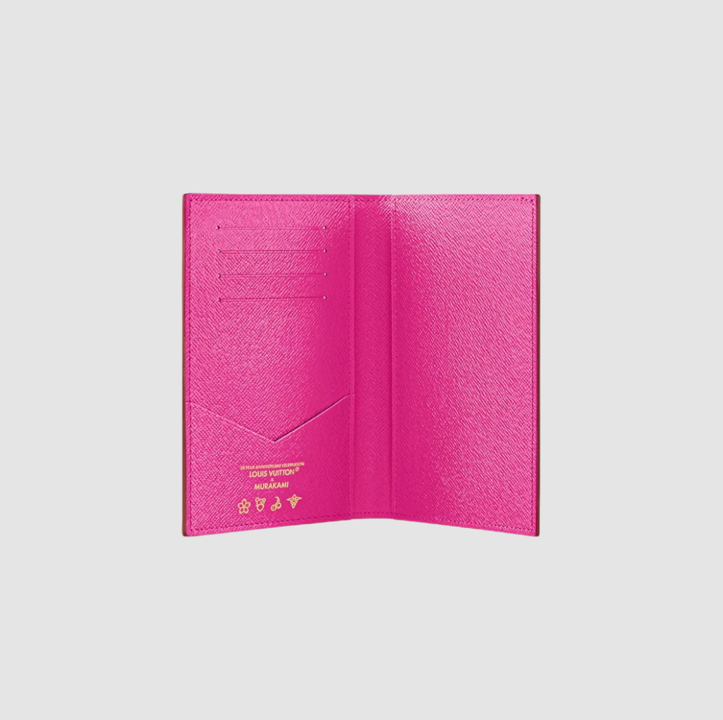 Louis Vuitton x Murakami Takashi Passport Cover Multicolore Blanc - oldbutgold