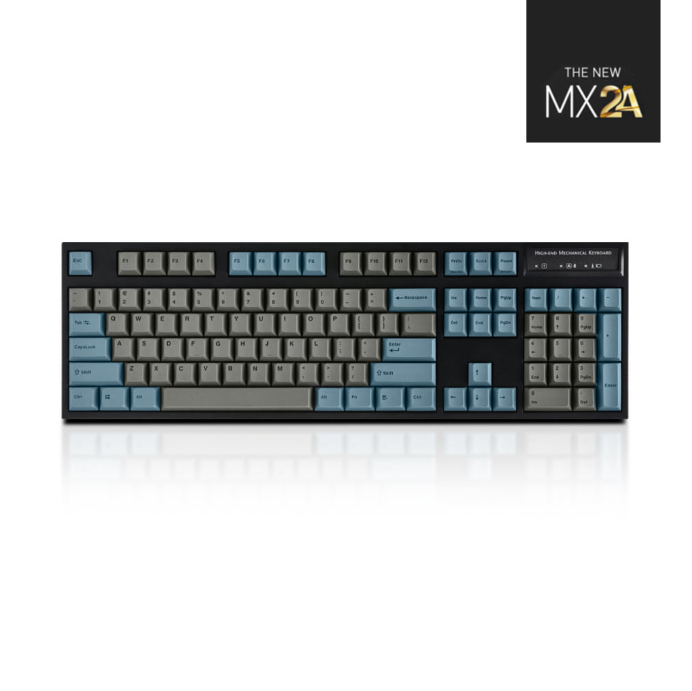 Leopold FC900RBT MX2A Bluetooth Keyboard - Grey Blue
