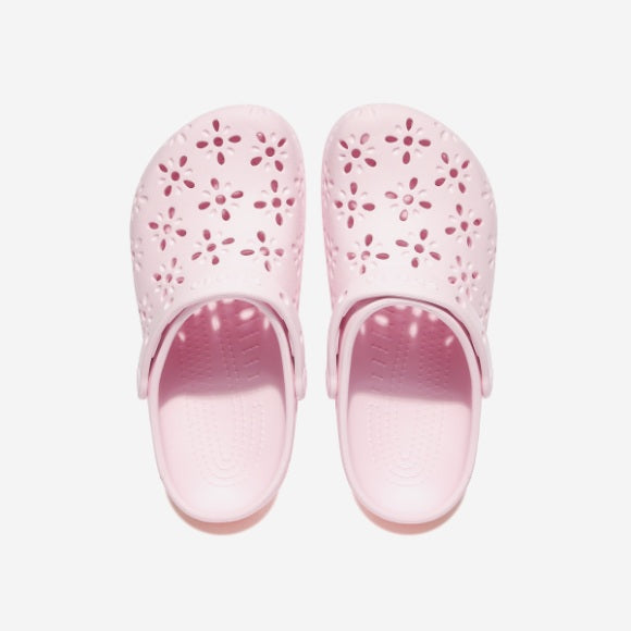 Crocs Classic Floral Cut Out Clog - Pink Milk (210927)