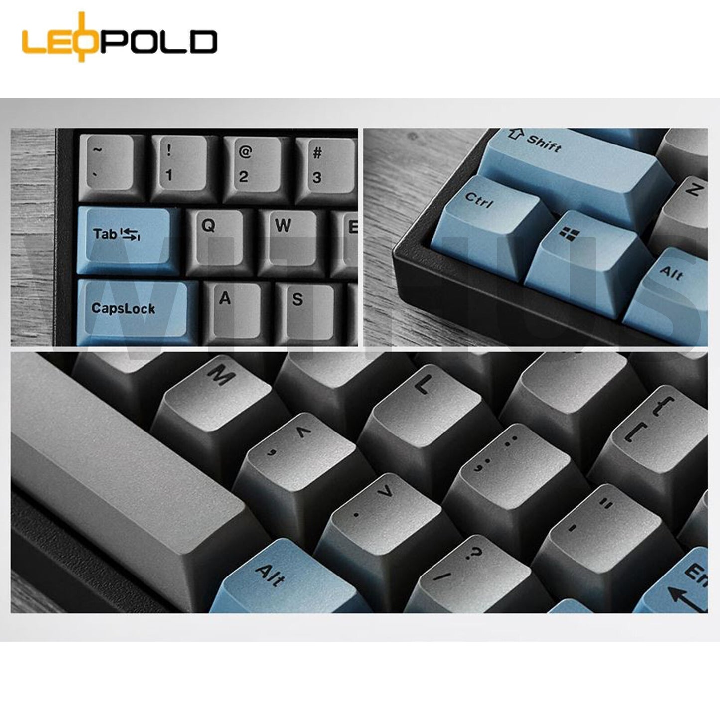 Leopold FC750R OE High-End Mechanical Keyboard Grayblue/60G-B