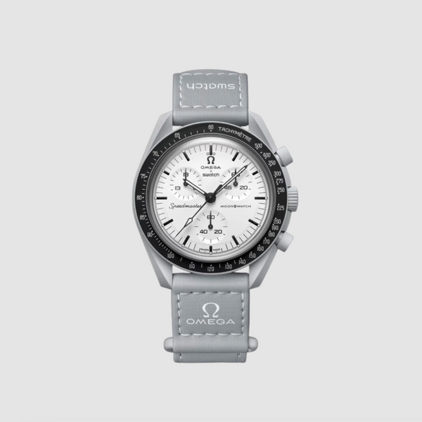 Swatch x Omega Bioceramic MoonSwatch 1965 Grey White (SO33M106)