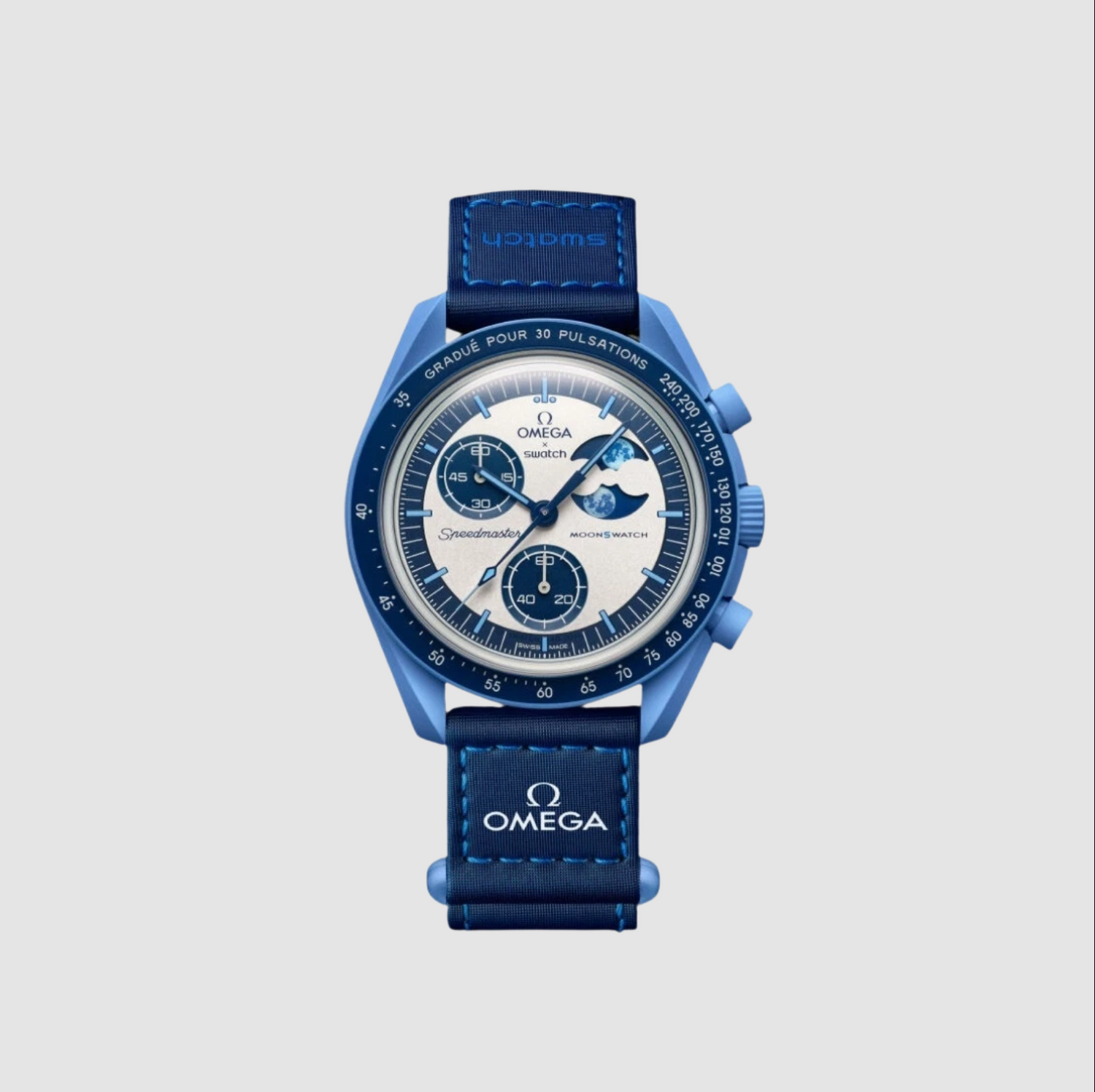 Swatch x Omega Bioceramic MoonSwatch Mission To The Super Blue Moonphase (SO33N700) - oldbutgold 