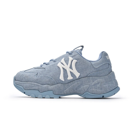 MLB Big Ball Chunky Allover Denim NY - Light Blue (3ASHA025N-50BLL) - Oldbutgold
