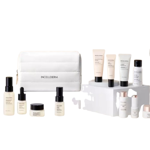 Incellderm ICD Travel Kit 11Pcs Mini Size Skin Care + Pouch Set