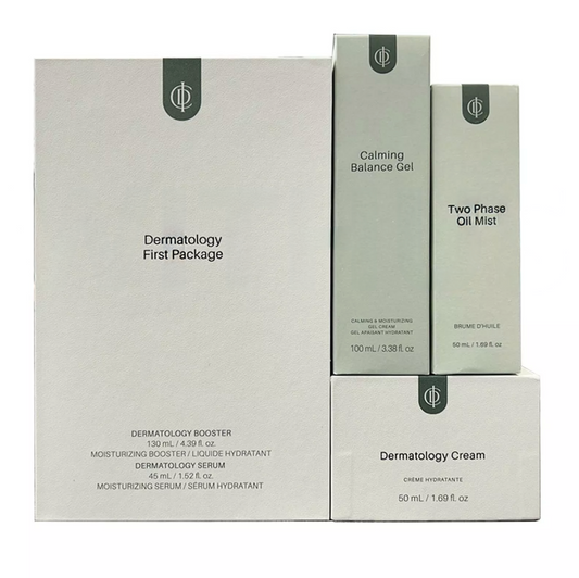 Incellderm Dermatology 5Pcs Set (Booster Serum Cream Oil-Mist Balance Gel)