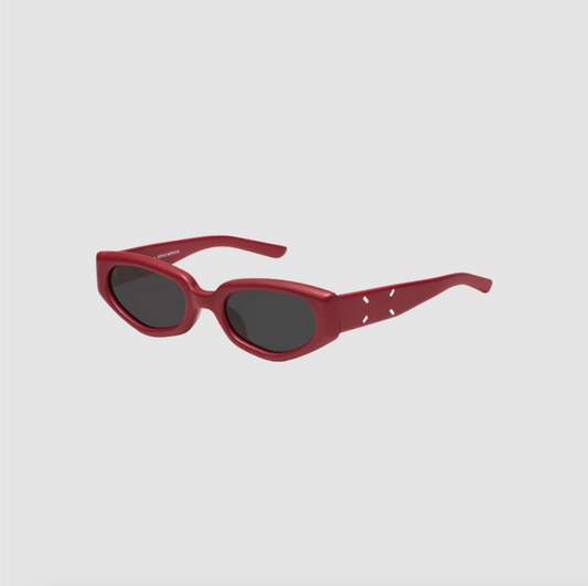 Gentle Monster x Maison Margiela MM205 Leather Red Gray (MM205-LR1)