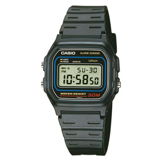 Casio Digital Wristwatch (W-59-1VHDF) - oldbutgold 