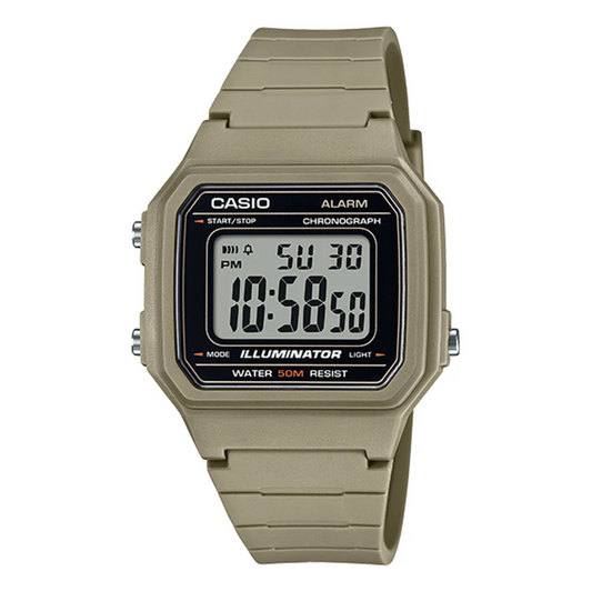 Casio Digital Wristwatch (W-217H-5AVDF) - oldbutgold 
