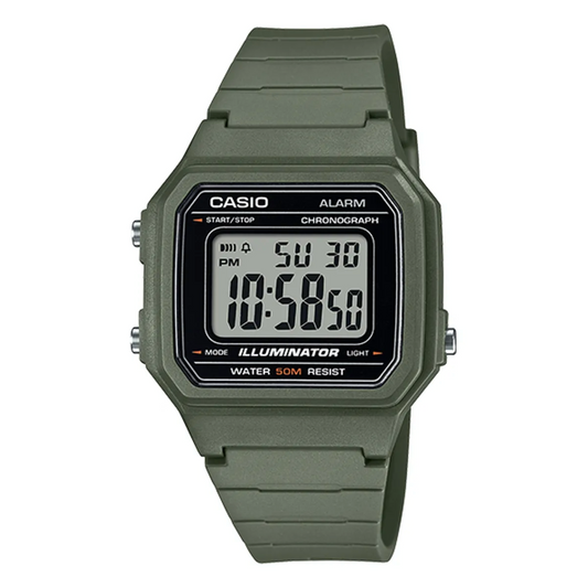 Casio Digital Wristwatch (W-217H-3AVDF) - oldbutgold 