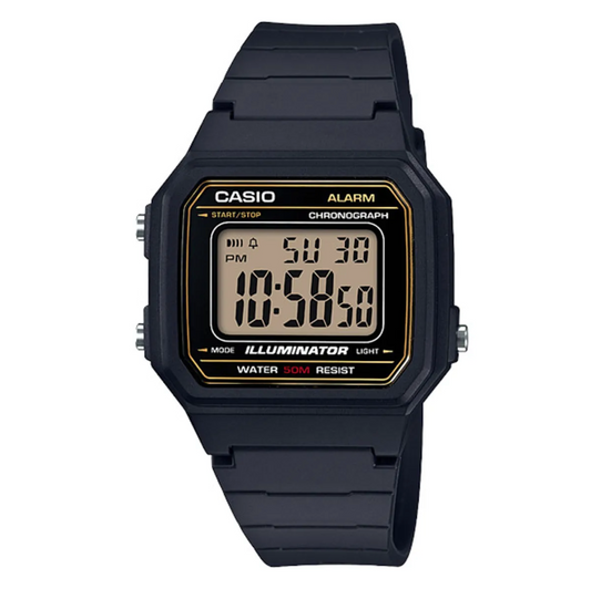 Casio Digital Wristwatch (W-217H-9AVDF) - oldbutgold 