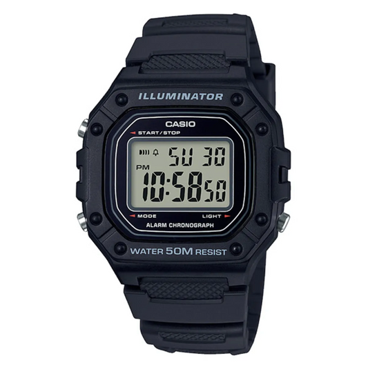 Casio Digital Wristwatch (W-218H-1AVDF) - oldbutgold 