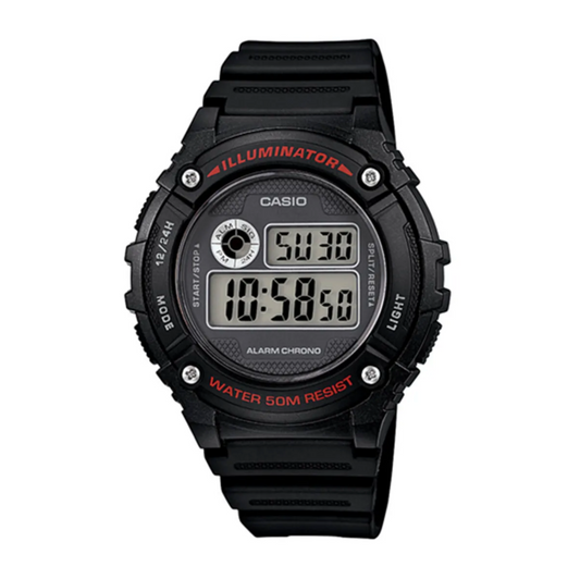 Casio Analog Quartz Wristwatch (W-216H-1AVDF) - oldbutgold 