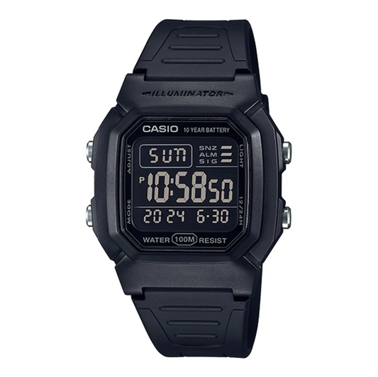 Casio Analog Quartz Wristwatch (W-800H-1BVDF) - oldbutgold 