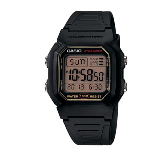 Casio Analog Quartz Wristwatch (W-800HG-9AVDF) - oldbutgold 