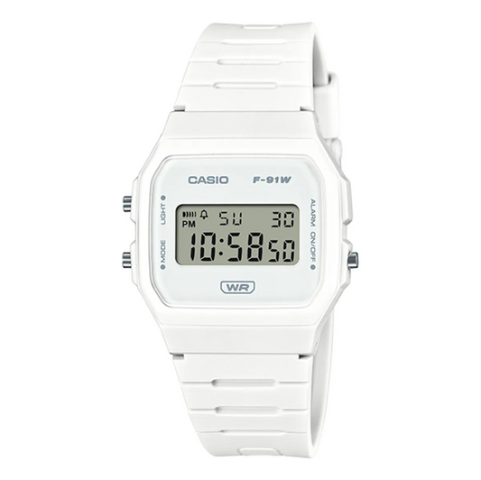 Casio Analog Quartz Wristwatch (F-91WB-7ADF) - oldbutgold 