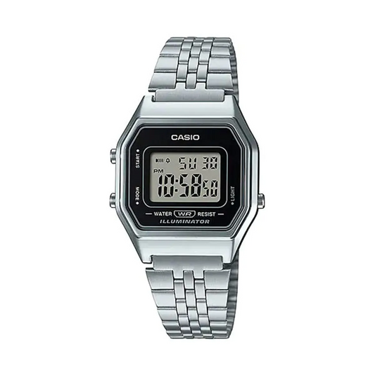 Casio Digital Wristwatch (LA-680WA-1DF) - oldbutgold 