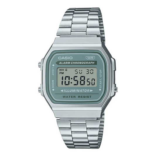 Casio Digital Wristwatch (A-168WA-3ADF) - oldbutgold 