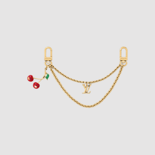 Louis Vuitton x Murakami Takashi Cerise Bag Chain Gold - oldbutgold 