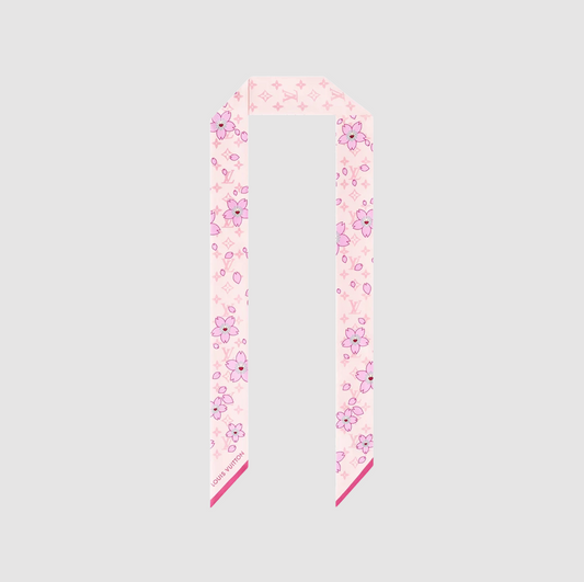 (W) Louis Vuitton x Murakami Takashi Monogram Cherry Blossom Bandeau BB Pink - oldbutgold 
