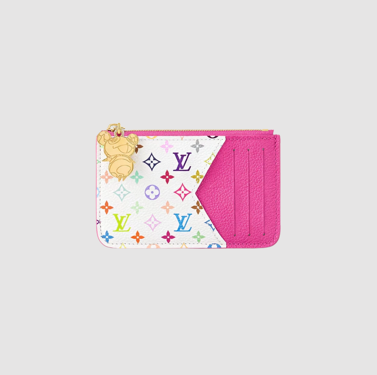 Louis Vuitton x Murakami Takashi Romy Card Holder Kawaii Pink - oldbutgold 