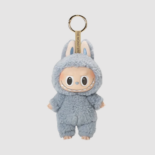 Pop Mart Labubu The Monsters Labubu Tasty Macarons Series Sea Salt Coconut Keyring