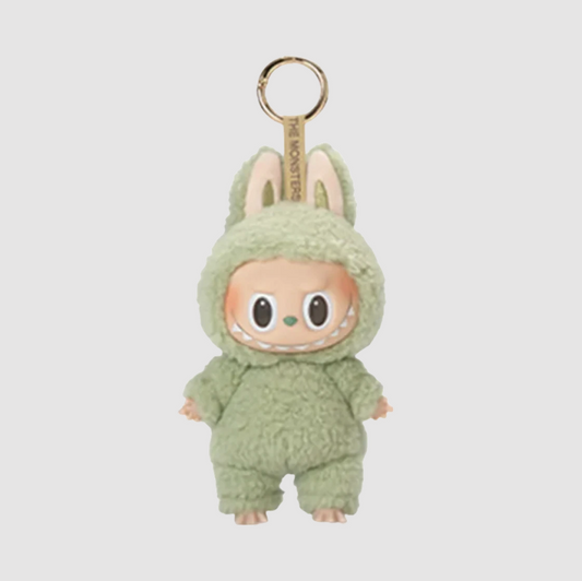 Pop Mart Labubu The Monsters Labubu Tasty Macarons Series Green Grape Keyring