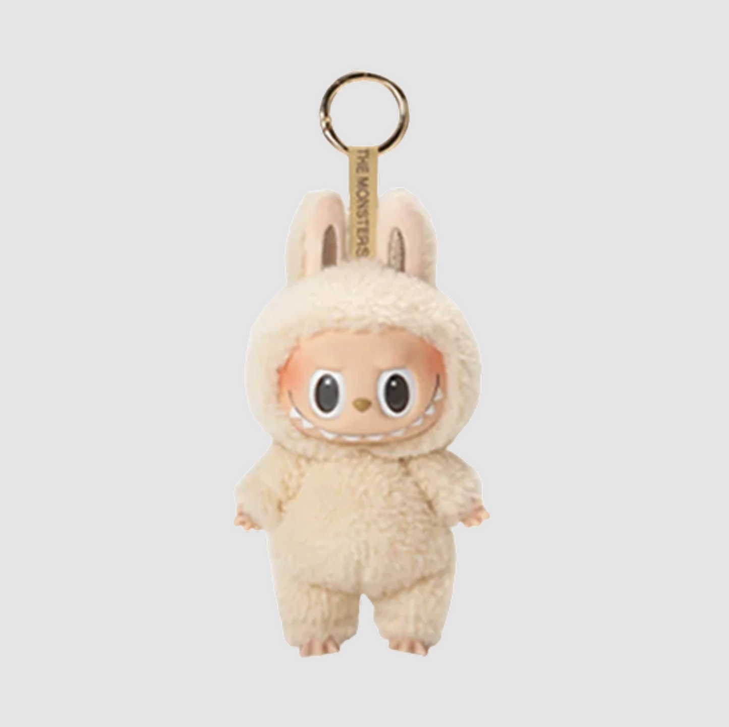 Pop Mart Labubu The Monsters Labubu Tasty Macarons Series Soymilk Keyring