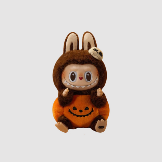 Pop Mart Labubu Halloween Party Series Pumpkin Toy Keyring