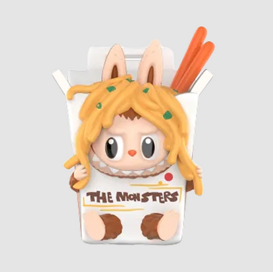 Pop Mart Labubu The Monsters Wacky Mart Series Figures Chow Mein (Opened Case)