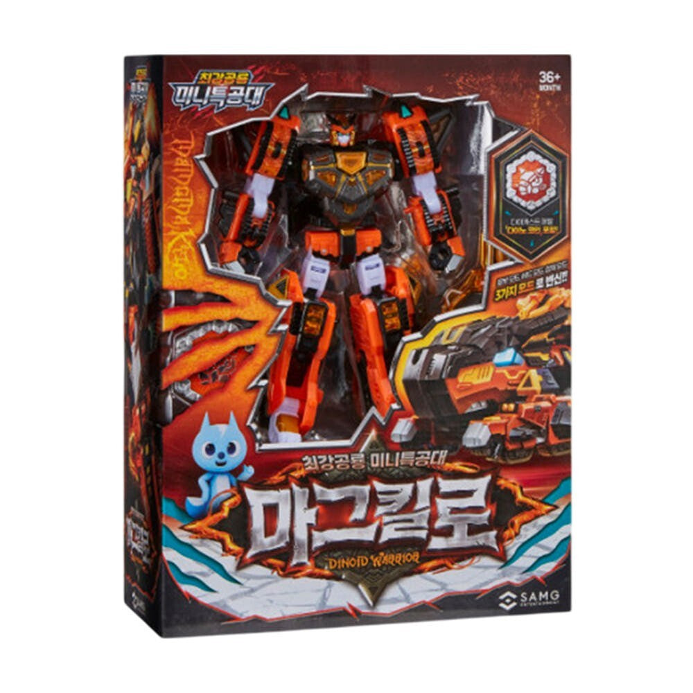 2025 Miniforce Dinoid Warrior Magma Kylo Transforming Robot (Korean Version)