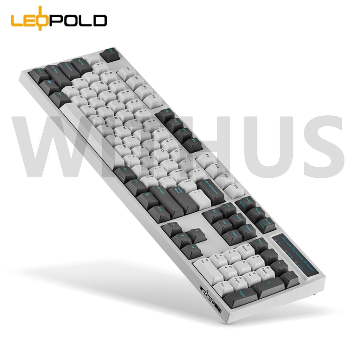 Leopold FC900RBT High-End Mechanical Bluetooth Keyboard Whitegray/50G-