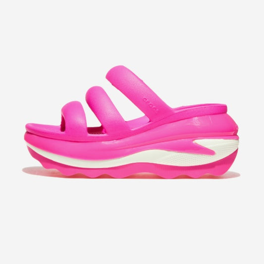 Crocs Mega Crush Triple Strap Sandal - Pink Crush (209842)