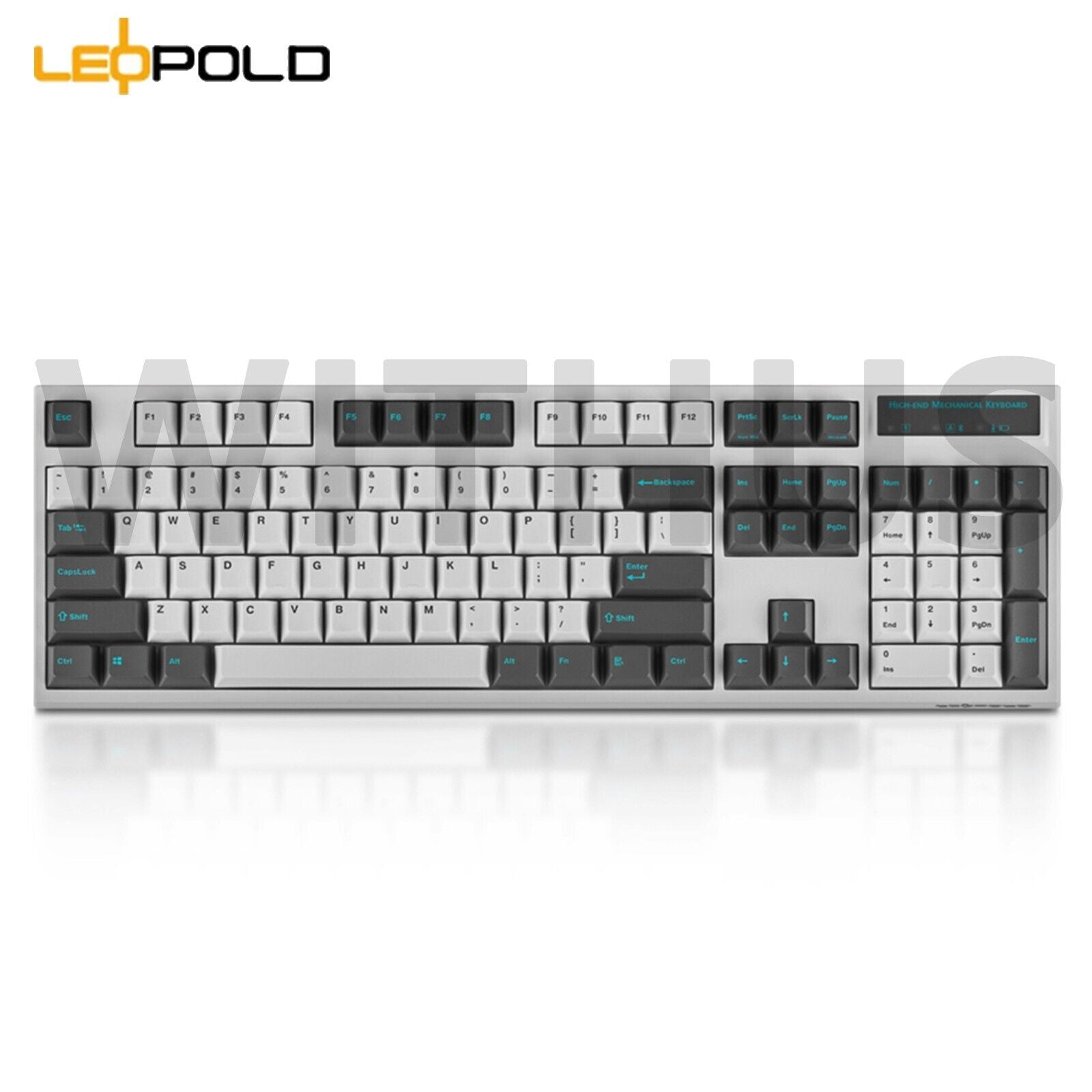 Leopold FC900RBT High-End Mechanical Bluetooth Keyboard Whitegray/50G-