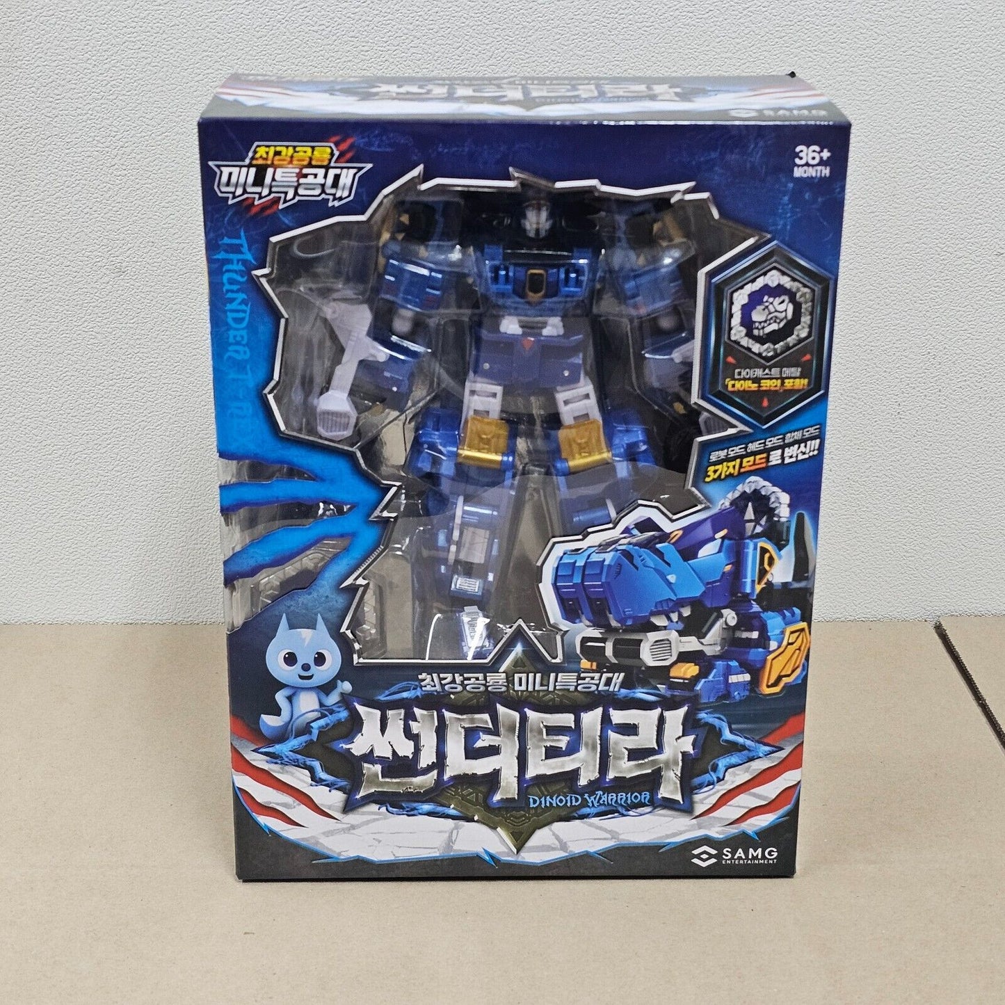 2025 Miniforce Dinoid Warrior Thunder Tira Transforming Robot (Korean Version)