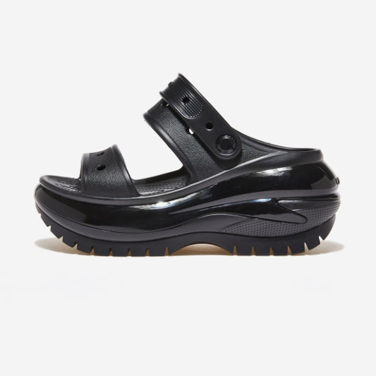 Crocs Classic Mega Crush Sandal - Black (207989)