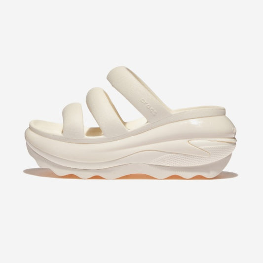 Crocs Mega Crush Triple Strap Sandal - Chalk (209842)