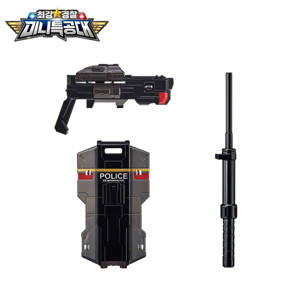 Miniforce Super Cops Justice Titan Transformer Toy 2024 Black Limited Edition