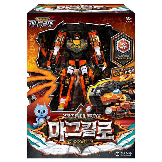 2025 Miniforce Dinoid Warrior Magma Kylo Transforming Robot (Korean Version)