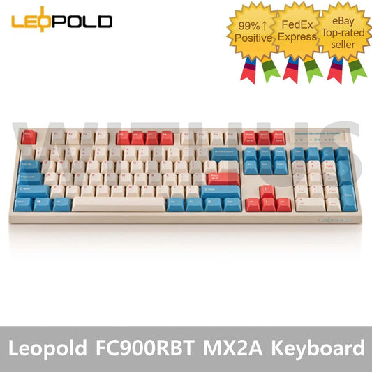 Leopold FC900RBT MX2A High-End Mechanical Bluetooth Keyboard Coral Blue/50G