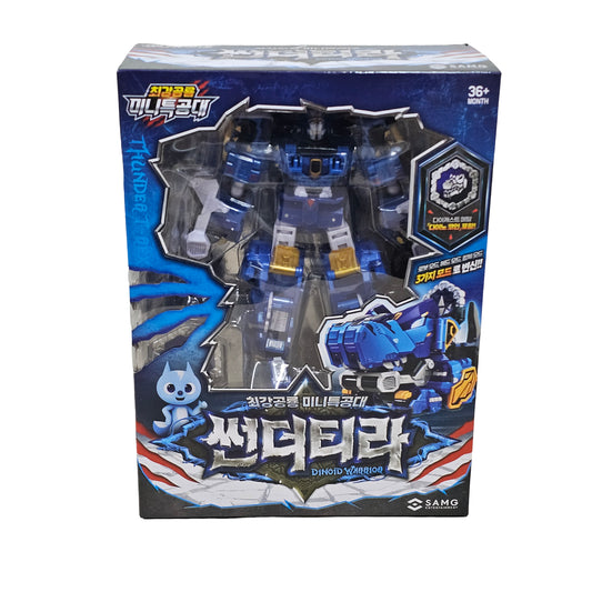 2025 Miniforce Dinoid Warrior Thunder Tira Transforming Robot (Korean Version)