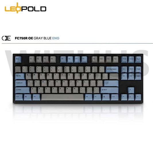 Leopold FC750R OE High-End Mechanical Keyboard Grayblue/60G-B