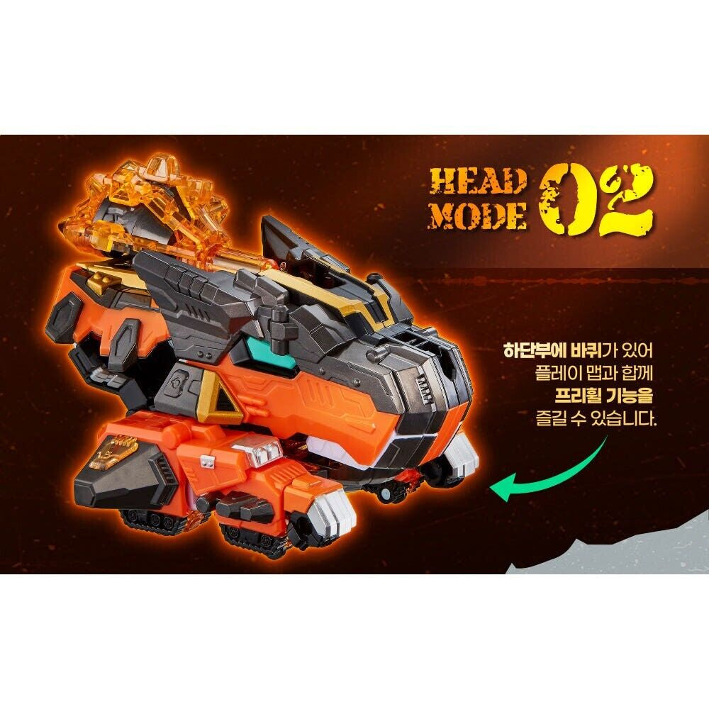2025 Miniforce Dinoid Warrior Magma Kylo Transforming Robot (Korean Version)