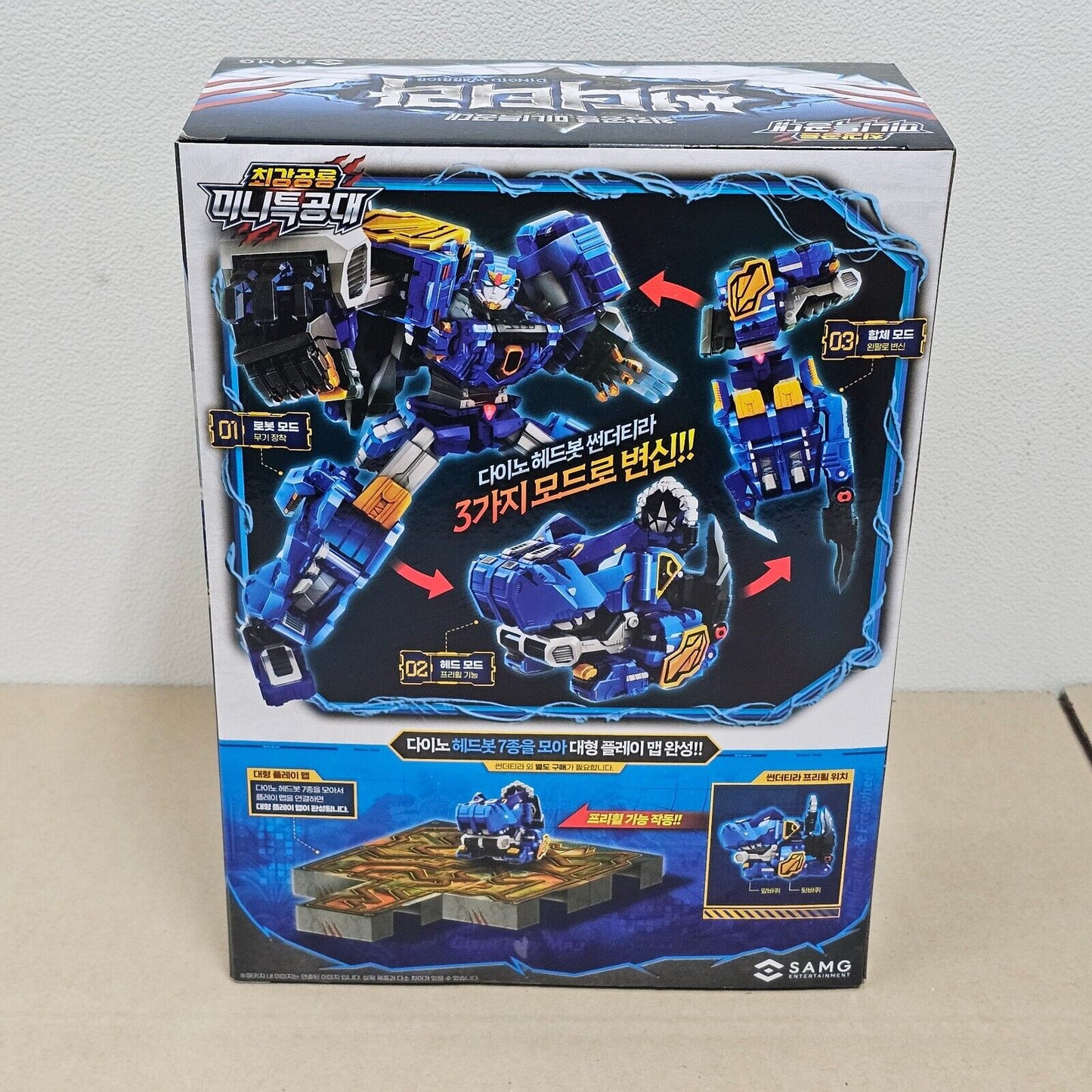 2025 Miniforce Dinoid Warrior Thunder Tira Transforming Robot (Korean Version)